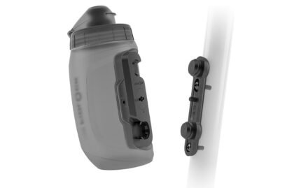 BIDON FIDLOCK TWIST 450 ML FUMÉ + FIXATION BIKE BASE