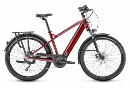 VTC Électrique Moustache Samedi 27 Xroad 2 Shimano Altus 9V 500 Wh 700 mm Rouge 2022