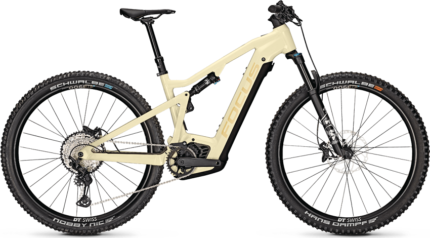 VTT Électrique FOCUS THRON² 6.9 625 Wh 12 Vitesses 2023 beige