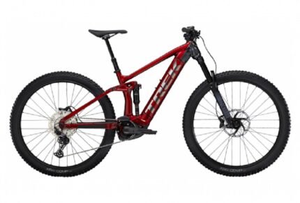 VTT ÉlectriqueTout-Suspendu Trek Rail 5 Shimano Deore 12V 500 Wh 29'' Rouge Crimson / Gris 2023