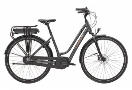 Vélo de Ville Électrique Trek District+ 1 Midstep Shimano Nexus 7V 500 Wh 700 mm Gris Lithium 2023