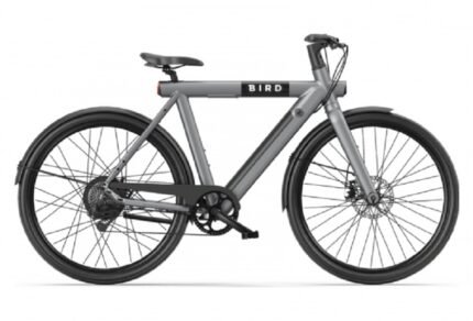 Vélo électrique Bird Bike - Homme - Moteur roue arrière Bafang - Shimano 7 vitesses - Batterie 364 Wh - Gris