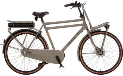 Vélo électrique hollandais de ville moteur pédalier CORTINA E-U4 Solid 7v cadre haut