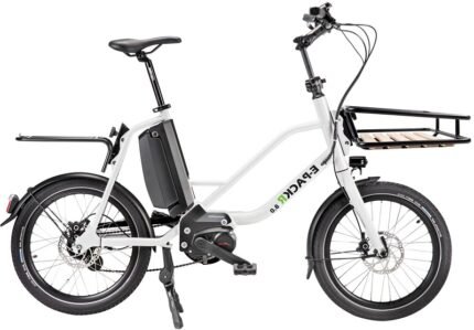 Vélos cargo électriques Metz E-Packr 8.E blanc