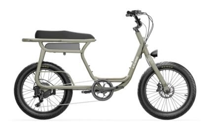 Vélos électriques biplace Elwing Yuvy compact cargo vert